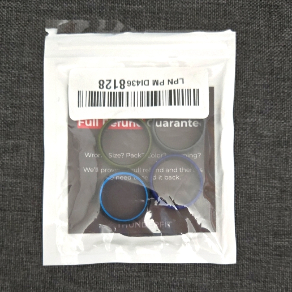 💥Thunderfit Silicone Rings Size 11